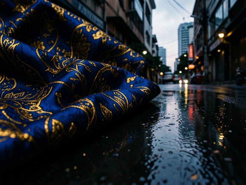 Batik silk texture